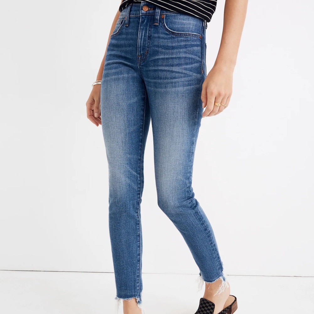 Madewell 9” High Rise Skinny Crop Jeans